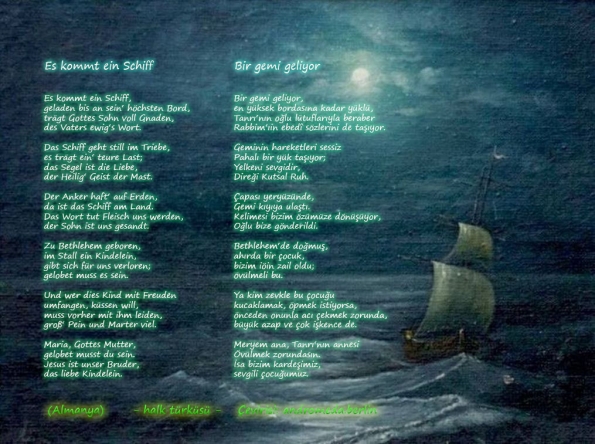 Bir gemi geliyor - Metni