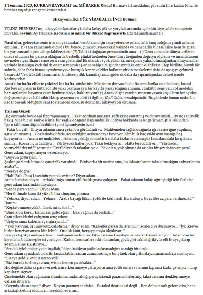 93 numaralı yorumum A