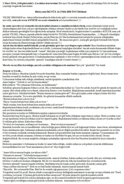 129 numaralı yorumum A