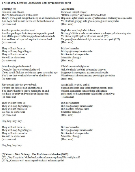 27 numaralı yorumum Extra