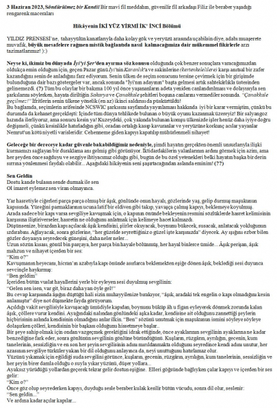 89 numaralı yorumum A