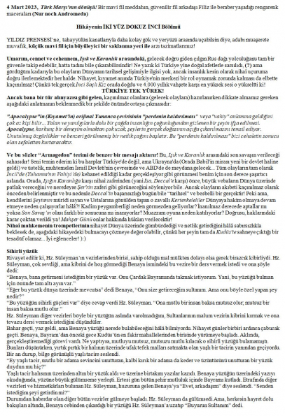 76 numaralı yorumum A