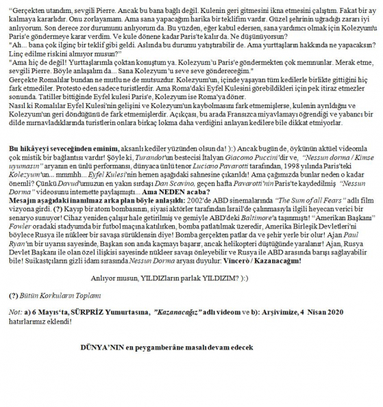 85 numaralı yorumum B