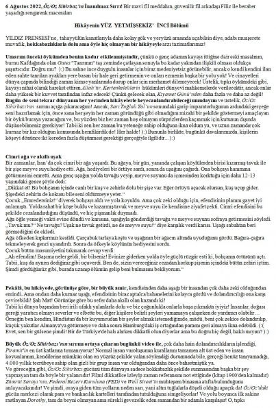 45 numaralı yorumum A