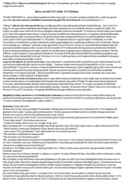 107 numaralı yorumum A