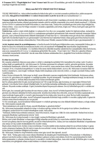 94 numaralı yorumum A