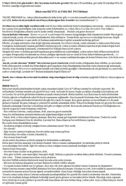 130 numaralı yorumum A