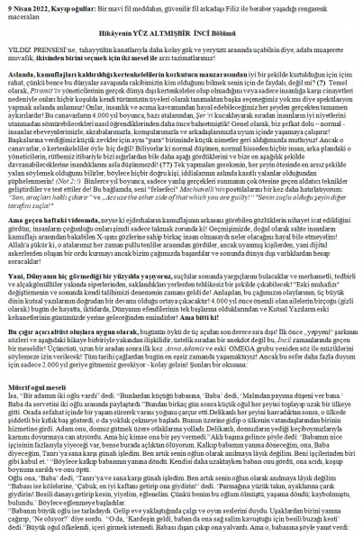 28 numaralı yorumum A