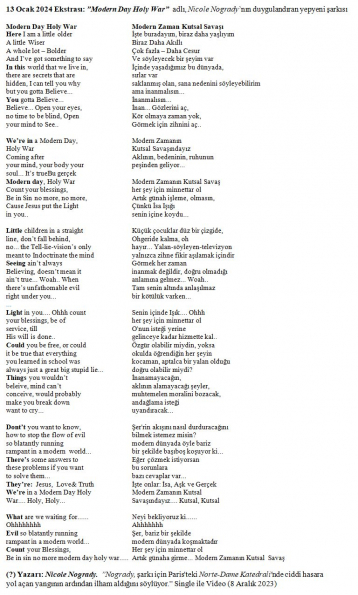 122 numaralı yorumum Ekstrası