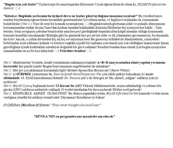 5 numaralı yorumum B