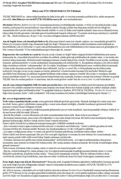 16 numaralı yorumum A