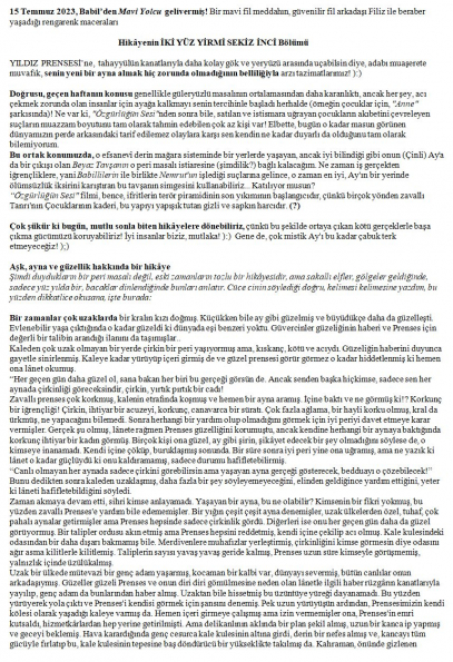 95 numaralı yorumum A