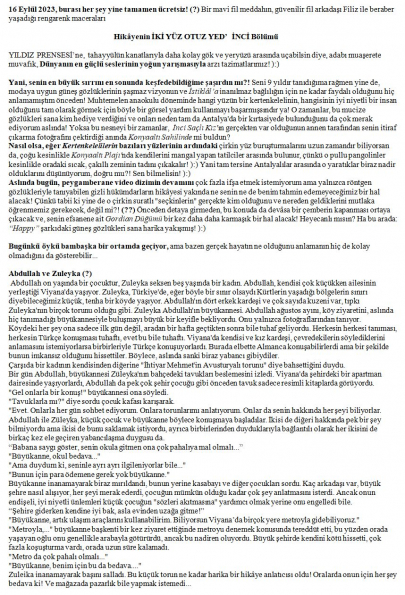 104 numaralı yorumum A