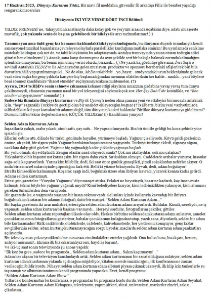 91 numaralı yorumum A