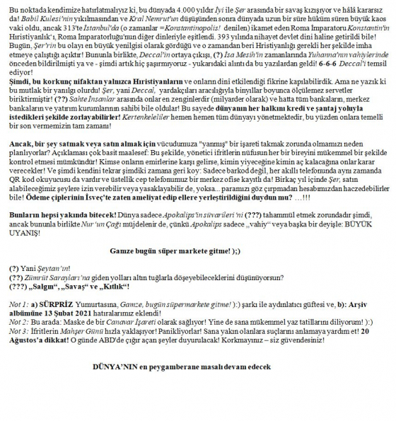 38 numaralı yorumum B