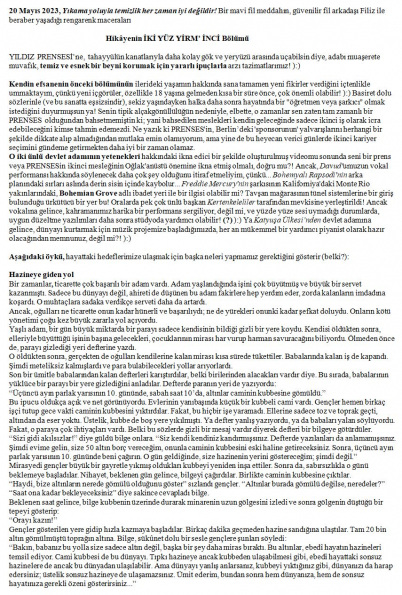 87 numaralı yorumum A