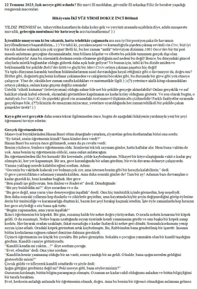 96 numaralı yorumum A