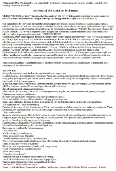 114 numaralı yorumum A