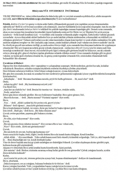 26 numaralı yorumum A