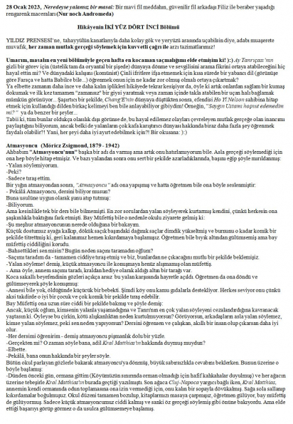 70 numaralı yorumum A