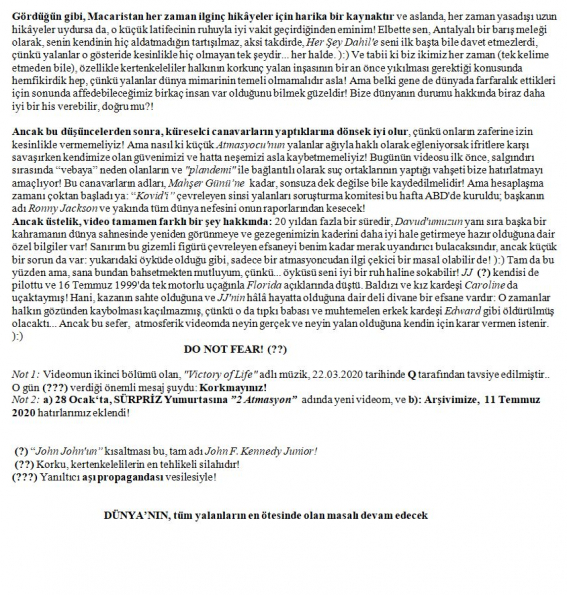 70 numaralı yorumum B