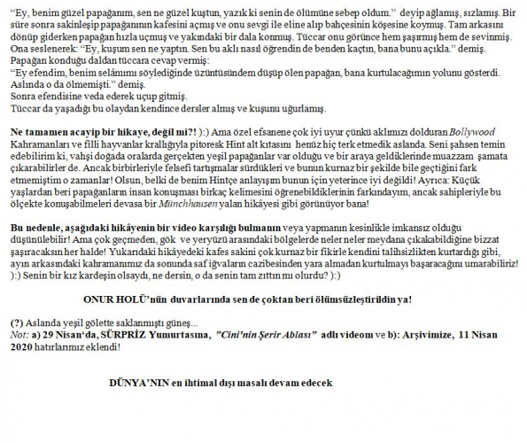 84 numaralı yorumum B