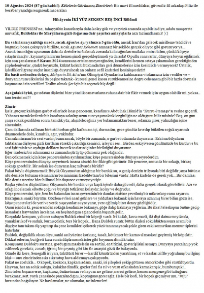 152 numaralı yorumum A