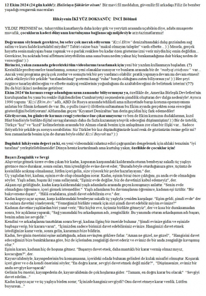 162 numaralı yorumum A