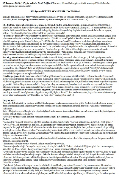 148 numaralı yorumum A