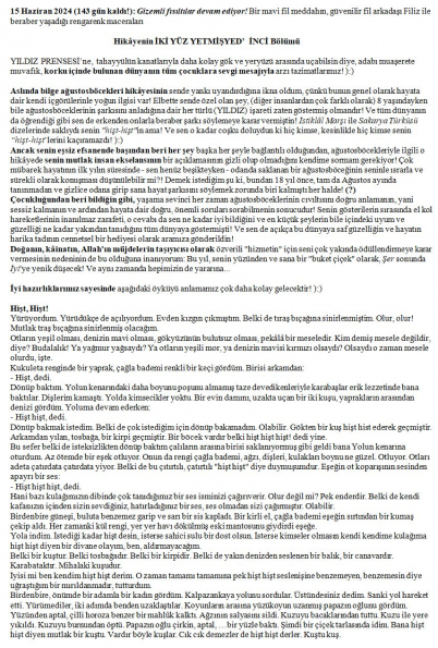 144 numaralı yorumum A