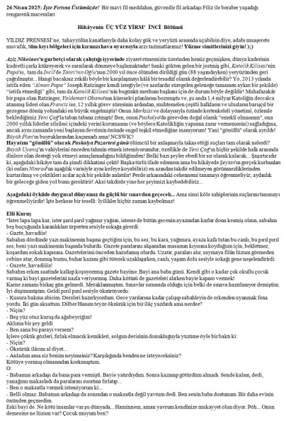 190 numaralı yorumum A