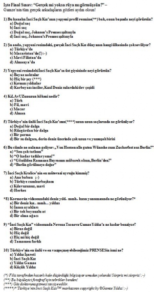 Final sınavın tekrarlaması